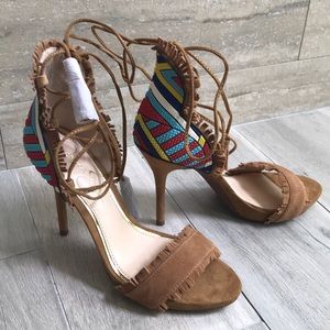 Jessica Simpson Lace Up Heels, 6.5
